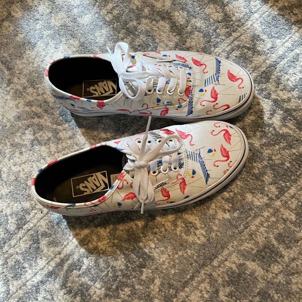 Flamingo Van Sneakers. Women’s size 8